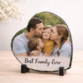 Custom Photo Plaque – Personalized Stone Gift for Family, Baby, Couple or Memorial