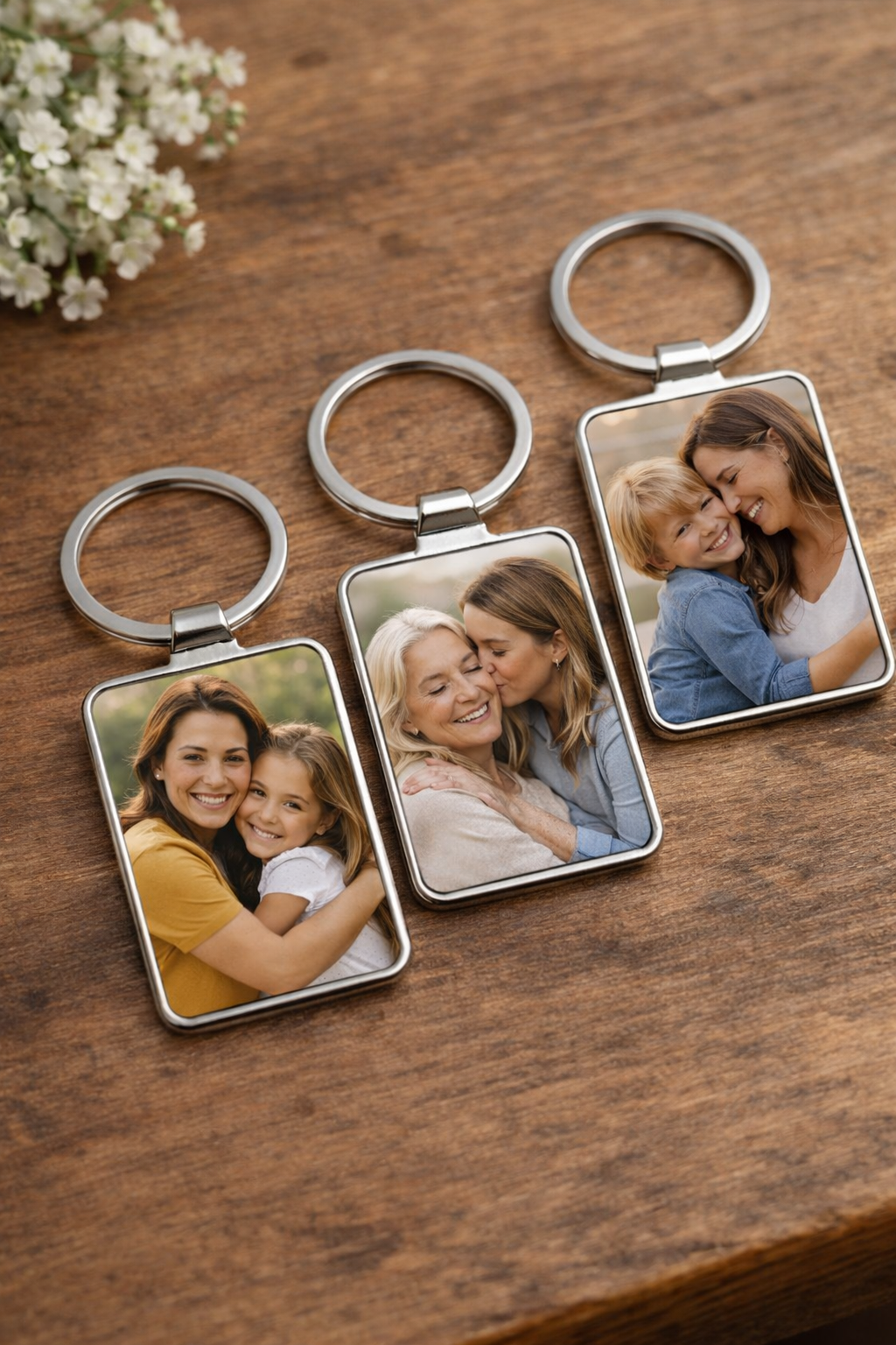 Personalized Picture Keychain — A Meaningful Photo Gift for Mom & Grandma