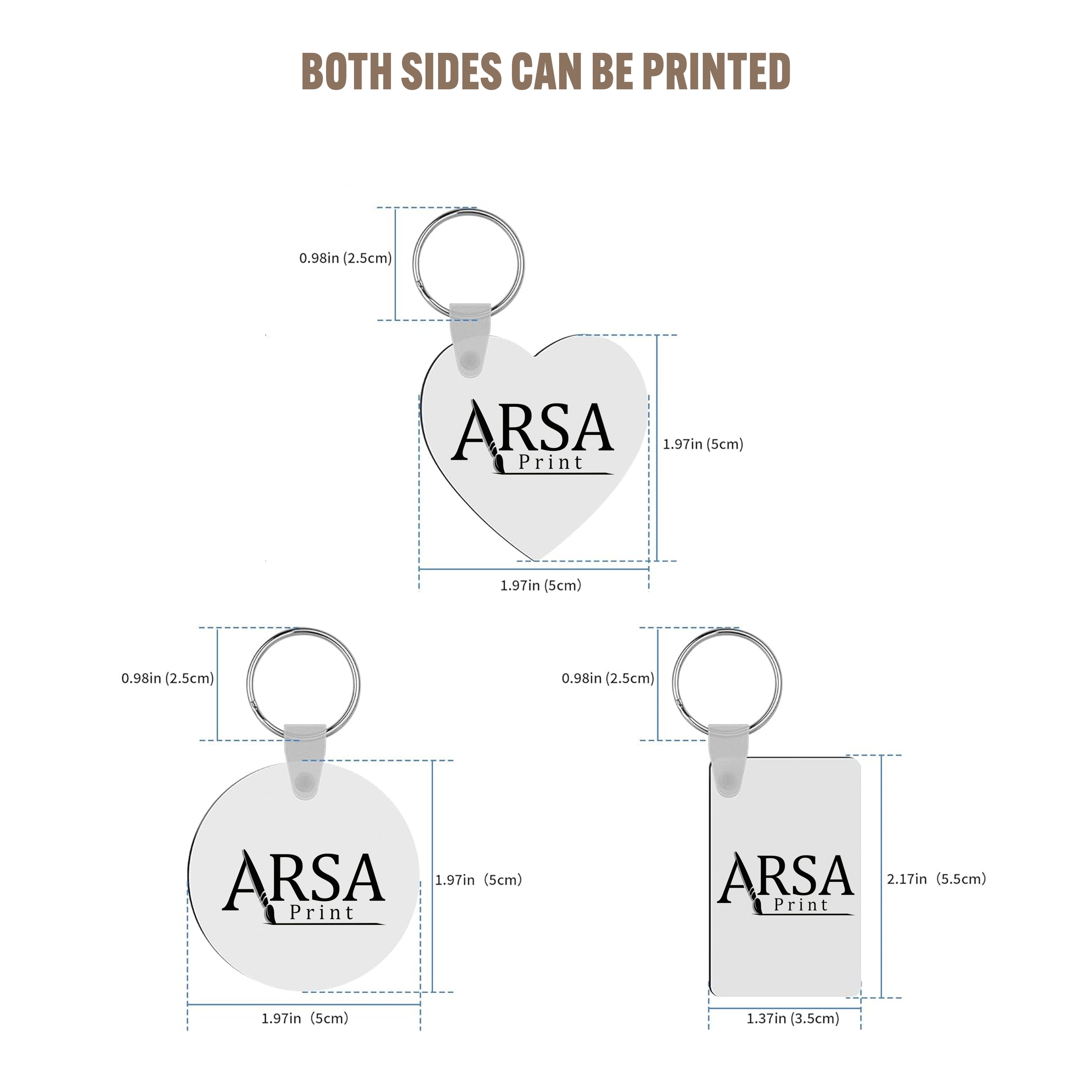 Custom Photo Keychain – Double Sided Picture Keyring Gift
