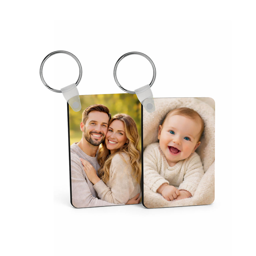 Custom Photo Keychain – Double Sided Picture Keyring Gift