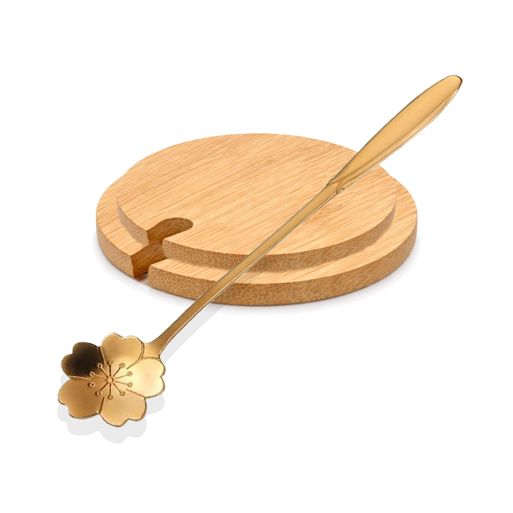 Elegant floral spoon design
Reusable and stylish accessory