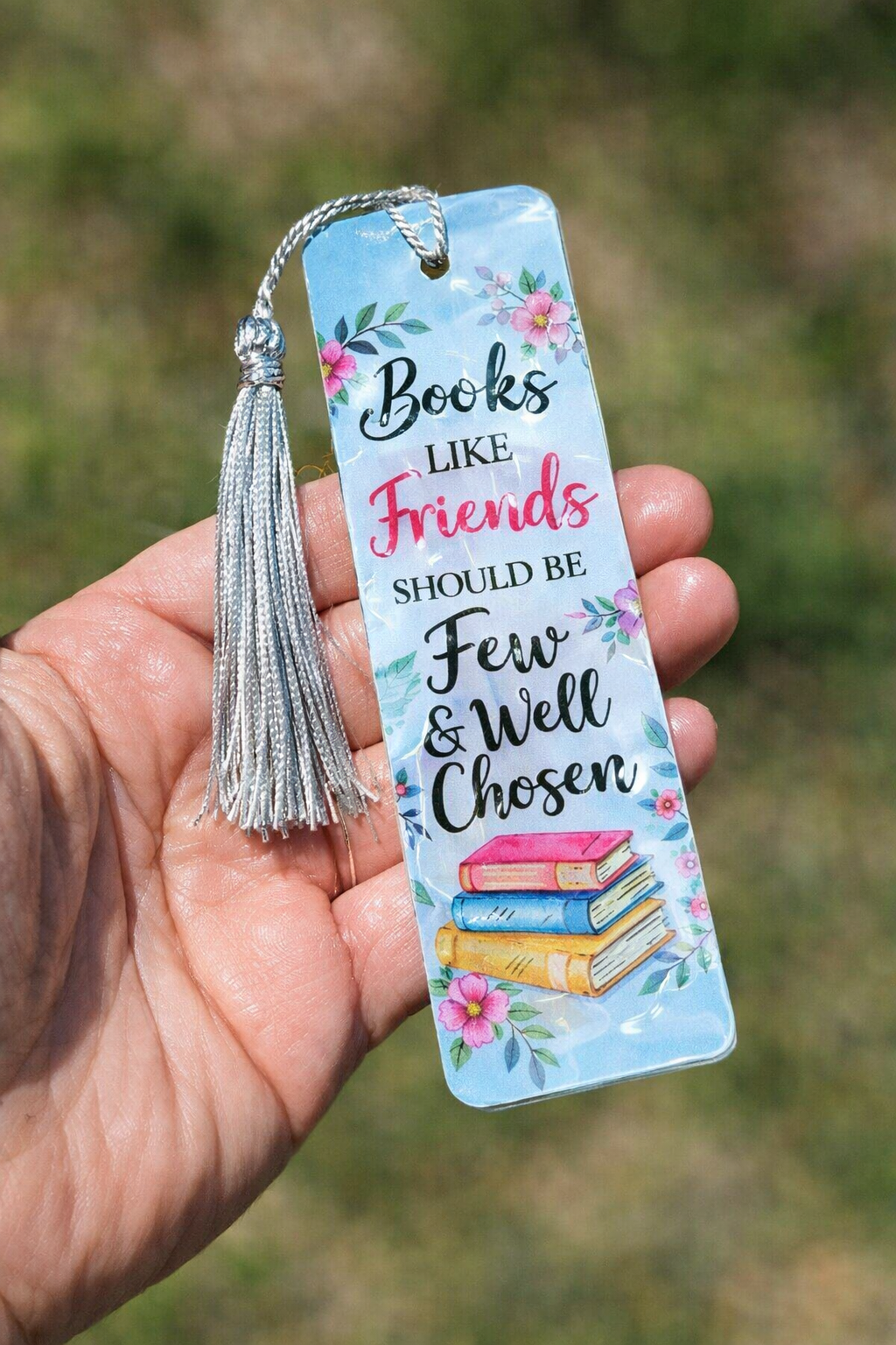Personalized Bookmark Set of 3 – Custom Name, Quote or Photo Bookmark
