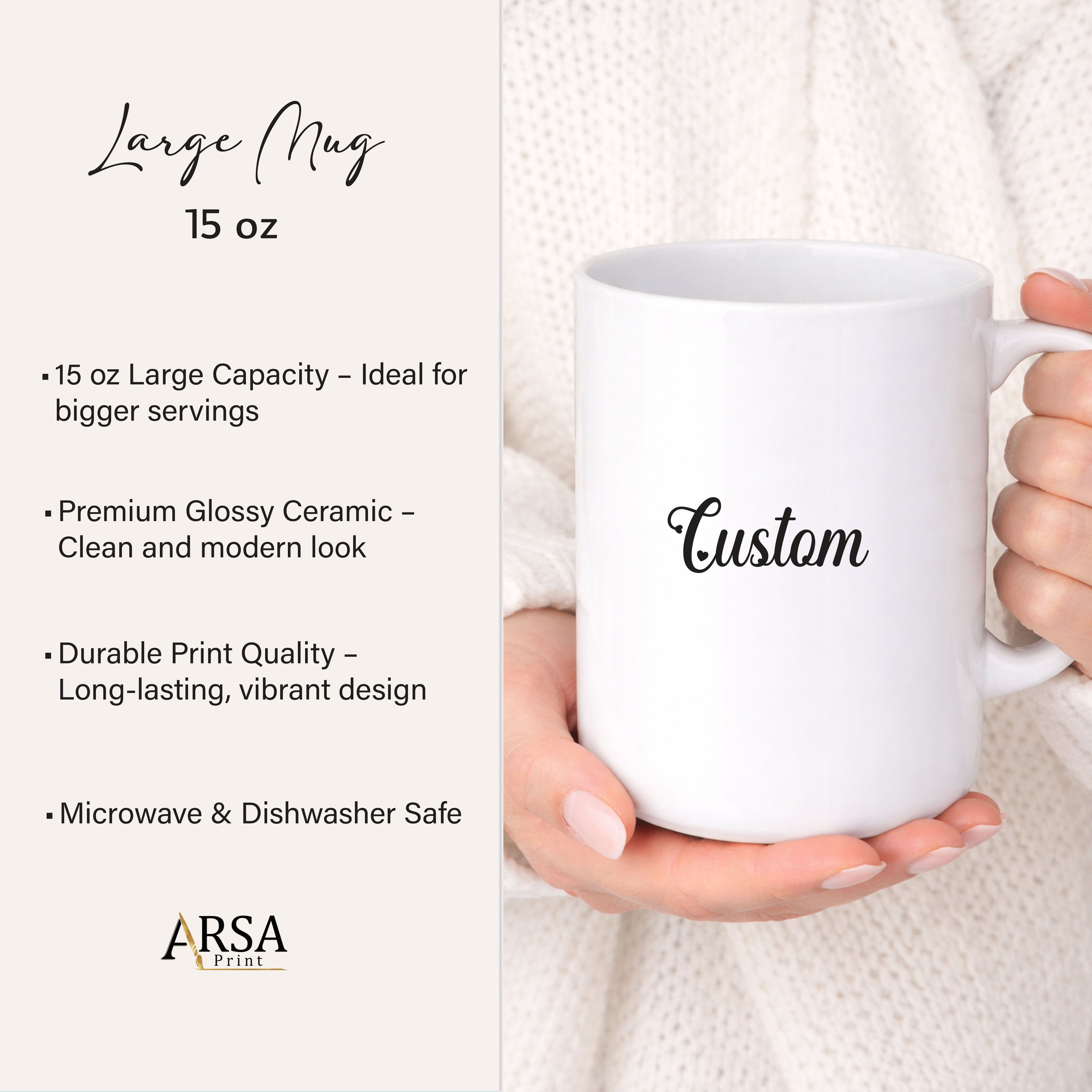 Personalized Mom Kitchen Mug – Custom Name Gift for Moms Who Love Cooking & Baking