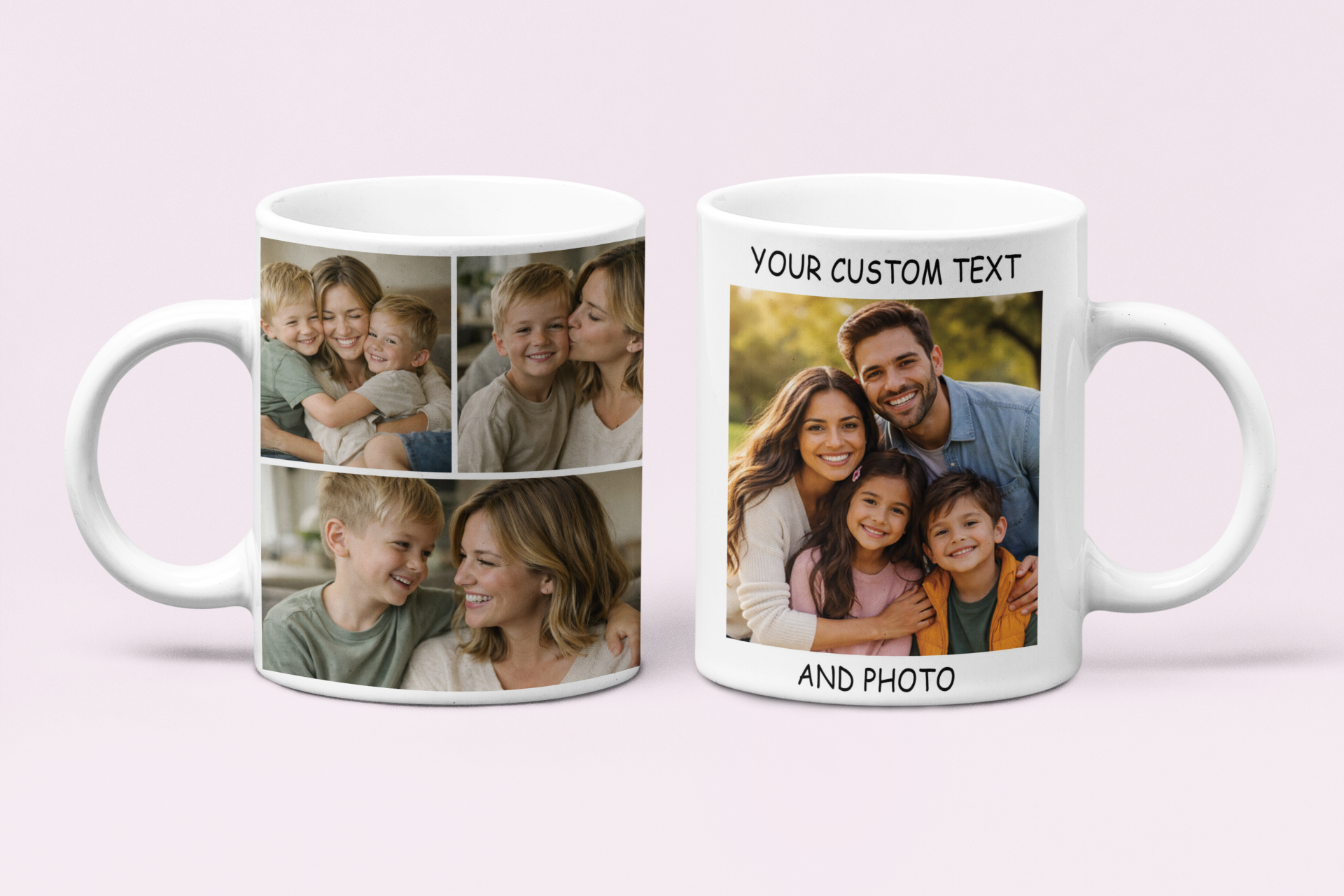 Custom Design From Scratch Mug — Personalized Photo & Text Coffee Cup