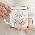 Custom Personalized Enamel Mug
