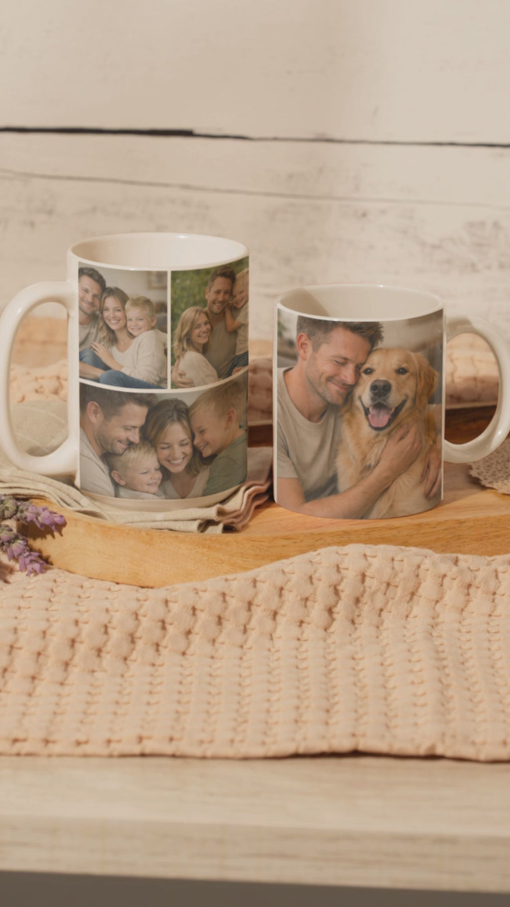 Custom Design From Scratch Mug — Personalized Photo & Text Coffee Cup